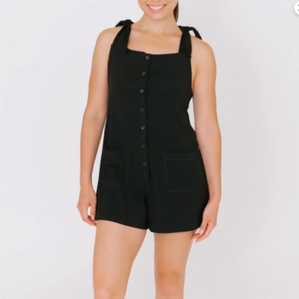 Smash + Tess Brunch Time Button Up Romperalls